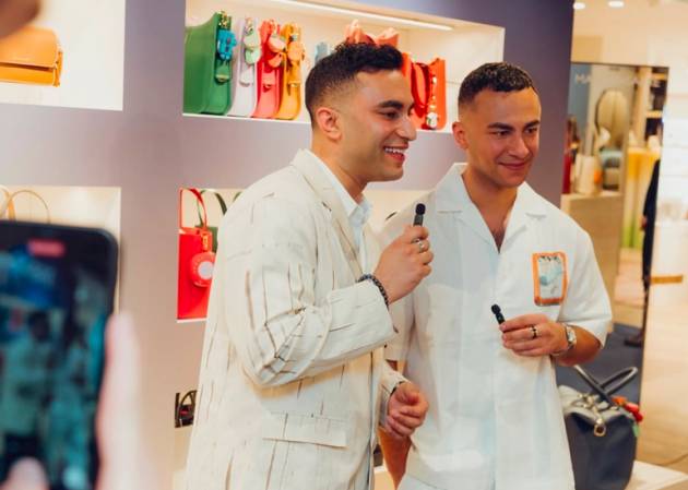 Omar and Zane De Sabre at their Bloomingdale's popup