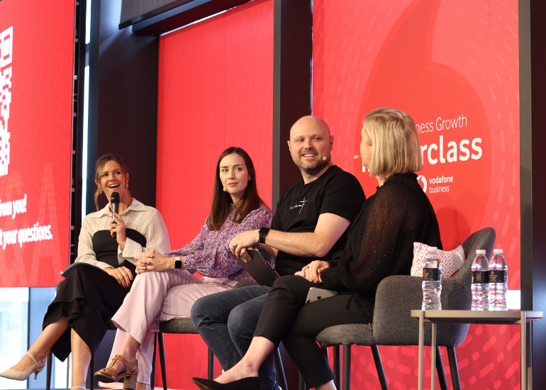 Media commentator Jessica Ridley hosts the masterclass panel. Image: Supplied.