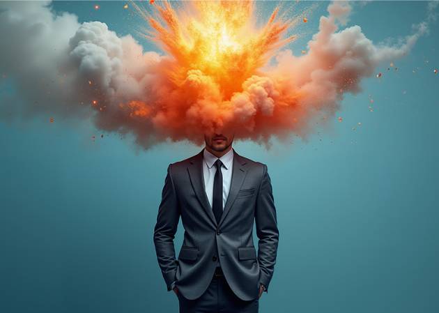 overloaded brain, business man - needs a CRM