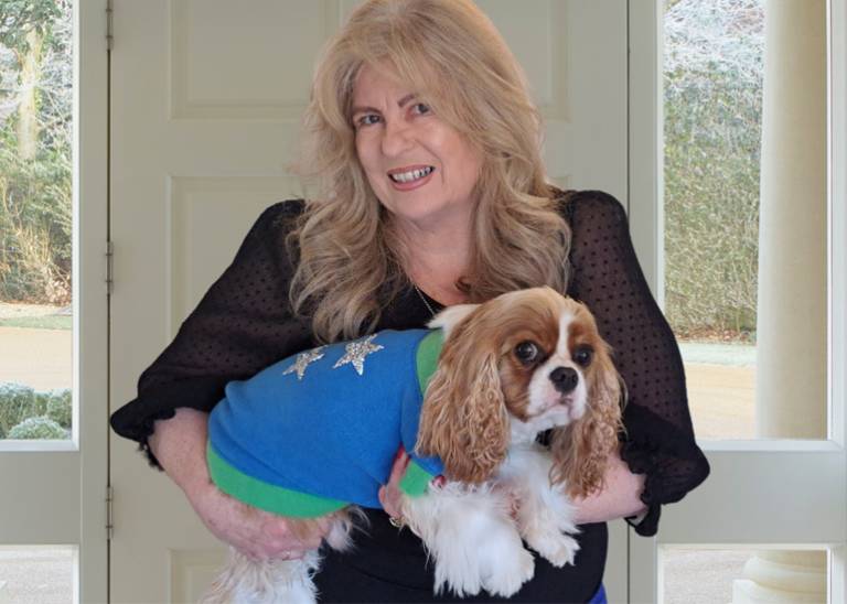 From boardroom to barkwear: Why Sue Parker ditched her career to sew hoodies for dogs