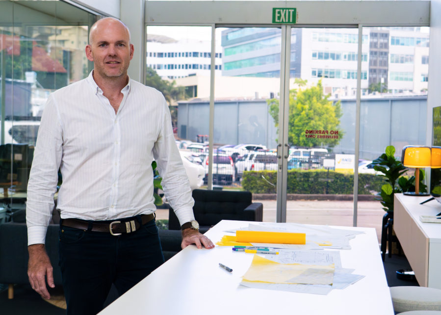 Brisbane architect Ben Kearney saw potential in a 'pretty sad, 1990s' office space - he was right