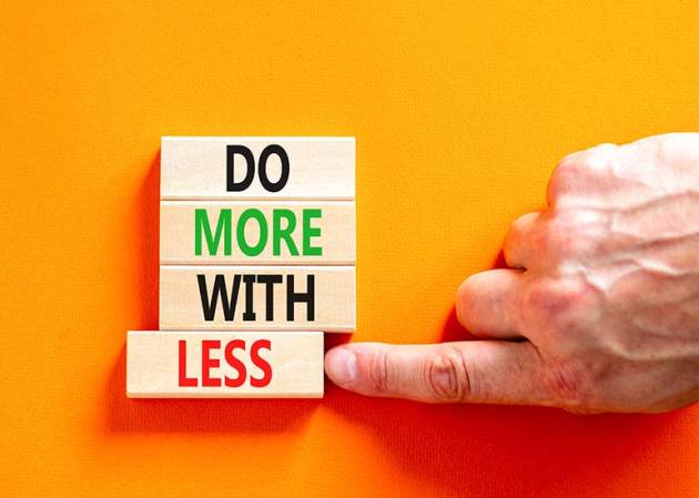 growth strategy- do more with less