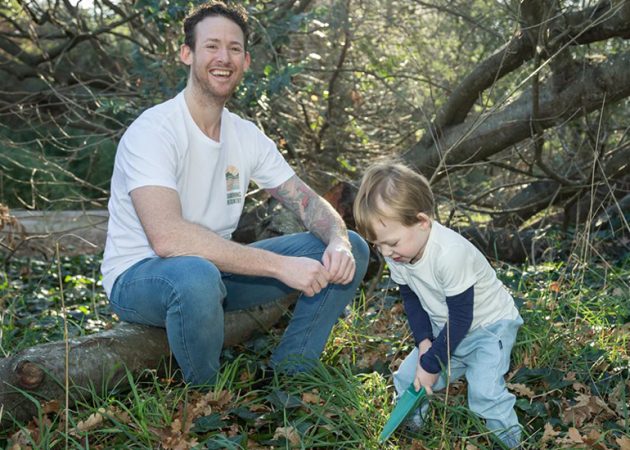  The whole family loves gardening on country